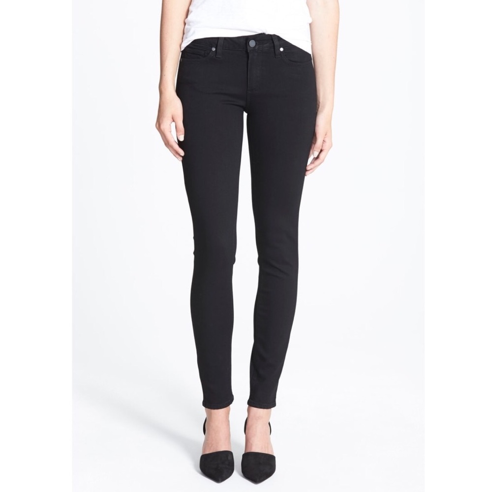 Paige Verdugo Ultra Skinny Black Jeans Sz 30